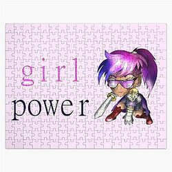 girl power chibi dnd elf Jigsaw Puzzle RB1210