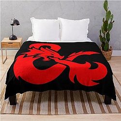 Dungeons &amp; Dragons Logo Throw Blanket RB1210