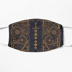 Steampunk Polyhedral Dice Sword Flat Mask RB1210