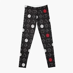 Dungeons and Dragons Dice Set D20 Pattern Leggings RB1210