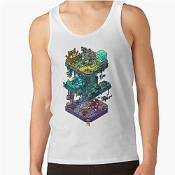 Dungeons and Isometric Dragons Tank Top RB1210
