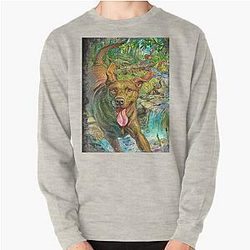Più felice DogDay Pullover Felpa