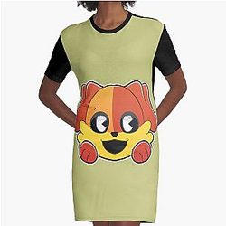 Dogday Robe de T-Shirt graphique tête