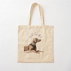 Cute DogDay Cotton Tote Bag