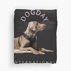 Couverture de couettes de jour de chien mignon