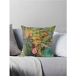 Oreiller le plus heureux de la journée des chiens