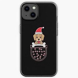 Dog In Pocket Cases - Christmas Dog In Your Pocket, Puppies In Pocket Essential T-Shirt iPhone Soft Case RB1011