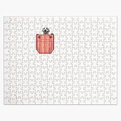 Dog In Pocket Puzzles - dog in pocket Jigsaw Puzzle RB1011