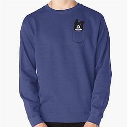 Dog In Pocket Sweatshirts - Border Collie Dog In Your Pocket Pullover Sweatshirt RB1011
