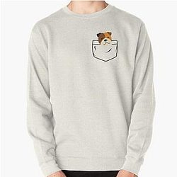 Dog In Pocket Sweatshirts - Dog in pocket Pullover Sweatshirt RB1011