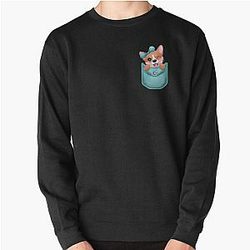 Dog In Pocket Sweatshirts - Dog in your pocket Pullover Sweatshirt RB1011
