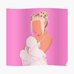 Doja Cat Posters - Doja Cat Pink Roses Poster RB1408