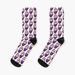 Dominick Reyes Purple Socks