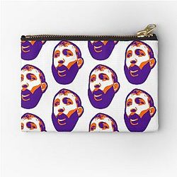 Dominick Reyes Purple Zipper Pouch