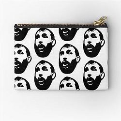 Dominick Reyes Black Zipper Pouch