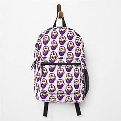Dominick Reyes Backpack Purple and Orange