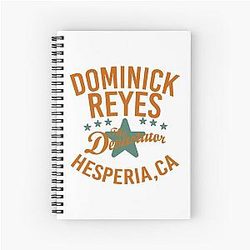 Dominick Reyes Root Spiral Notebook