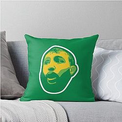 Dominick Reyes Yellow Throw Pillow
