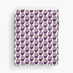 Dominick Reyes Purple and Duvet Cover
