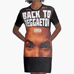 Don Omar Back To Reggaeton album 2023 Graphic T Shirt Dress