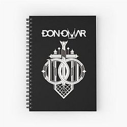 Don Omar El Rey King of Kings Reggaeton Music Puerto Rico Spiral Notebook