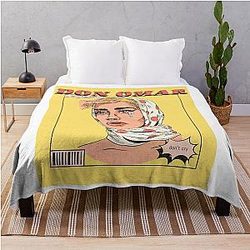 Latin Music Don Omar Throw Blanket