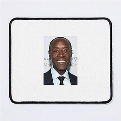 Silver Screen Hero Don Cheadle Mouse Pads