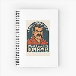 Don Frye Diesel Power Spiral Notebook