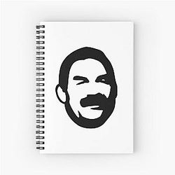 Don Frye Black Spiral Notebook