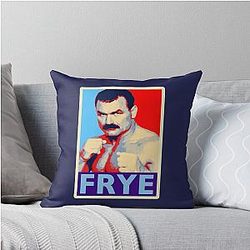 Don Frye MMA Legend Tribute Shepard Fairey Style Throw Pillow