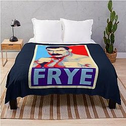 Don Frye MMA Legend Tribute Shepard Fairey Style Throw Blanket