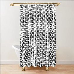 Don Frye Black Shower Curtain