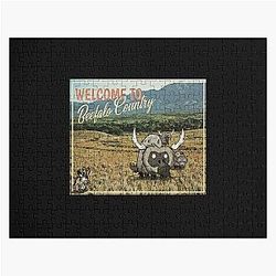 Beefalo Country Jigsaw Puzzle