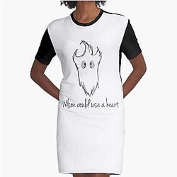 Don Starve heart Graphic T Shirt Dress