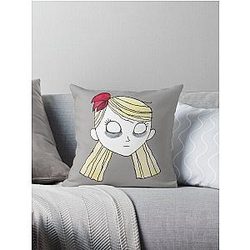 Wendy Don't Starve Fanart Throw Pillow