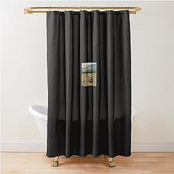 Beefalo Country Don't Shower Curtain