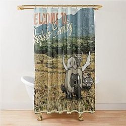 Beefalo Country - Don't Starve Shower Curtain