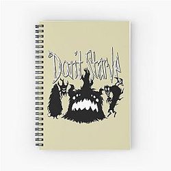 Don't Starve Together Shadow Pieces Spiral Notebook