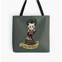 Wilson Don't Starve Over Print Tote Bag