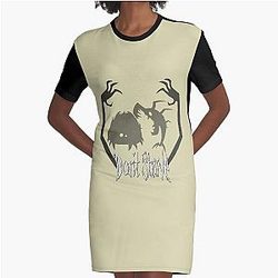 Don't Starve Charlie and Shadow Creatures Graphic T-Shirt Dress