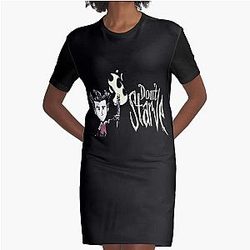Don't Starve Lover Gift Graphic T-Shirt Dress