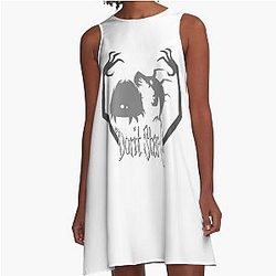 Don Starve Charlie and Creatures A Line Dress