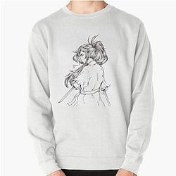 Dororo Hyakkimaru Line Art Pullover Sweatshirt