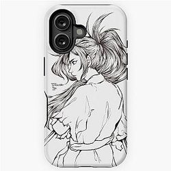 Dororo Hyakkimaru Line Art iPhone Tough Case