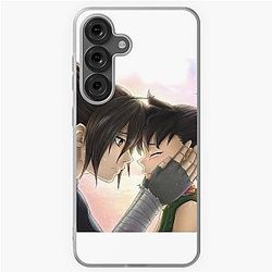 Dororo and Hyakkimaru with background Samsung Galaxy soft case