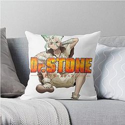 Oreillers en pierre - Conception d'anime/manga Dr. Stone avec Oreiller à lancer Senku RB2805