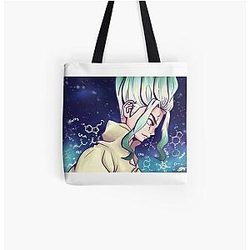 Dr. Stone Bags - The Power of the Mind and Science All Over Print Tote Bag RB2805
