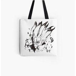 Dr. Stone Bags - Dr Stone All over Print Tote Bag RB2805
