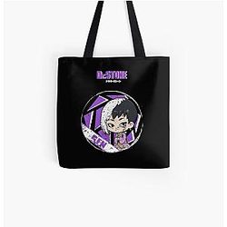 Dr. Stone Bags - Piedra Gen (estilo de la garganta) todo sobre la bolsa de tote de impresión RB2805