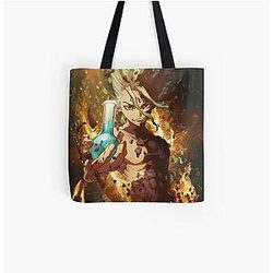 Dr. Stone Bags - Doctor Stone All over Print Tote Bag RB2805